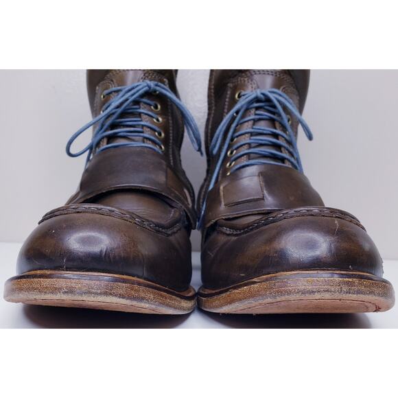 *RARE*~COLE , ROOD & HAAN CO. The Hague Smog Tall Harness Biker Boots Men's 9M - Picture 8 of 16